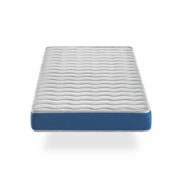 LOT MATELAS MOUSSE 14 CM Medidas 90X190 Couleur BLEU