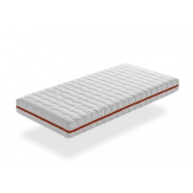 Materasso Singolo Memory Foam 105X180 GEA VISCO, Alto 18 CM ,Rivestimento  Sfoderabile, Adattabile e igienico